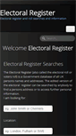 Mobile Screenshot of electoralregister.net